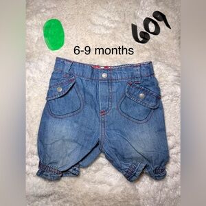 Classic Blue Kids Jeans with Button Pockets